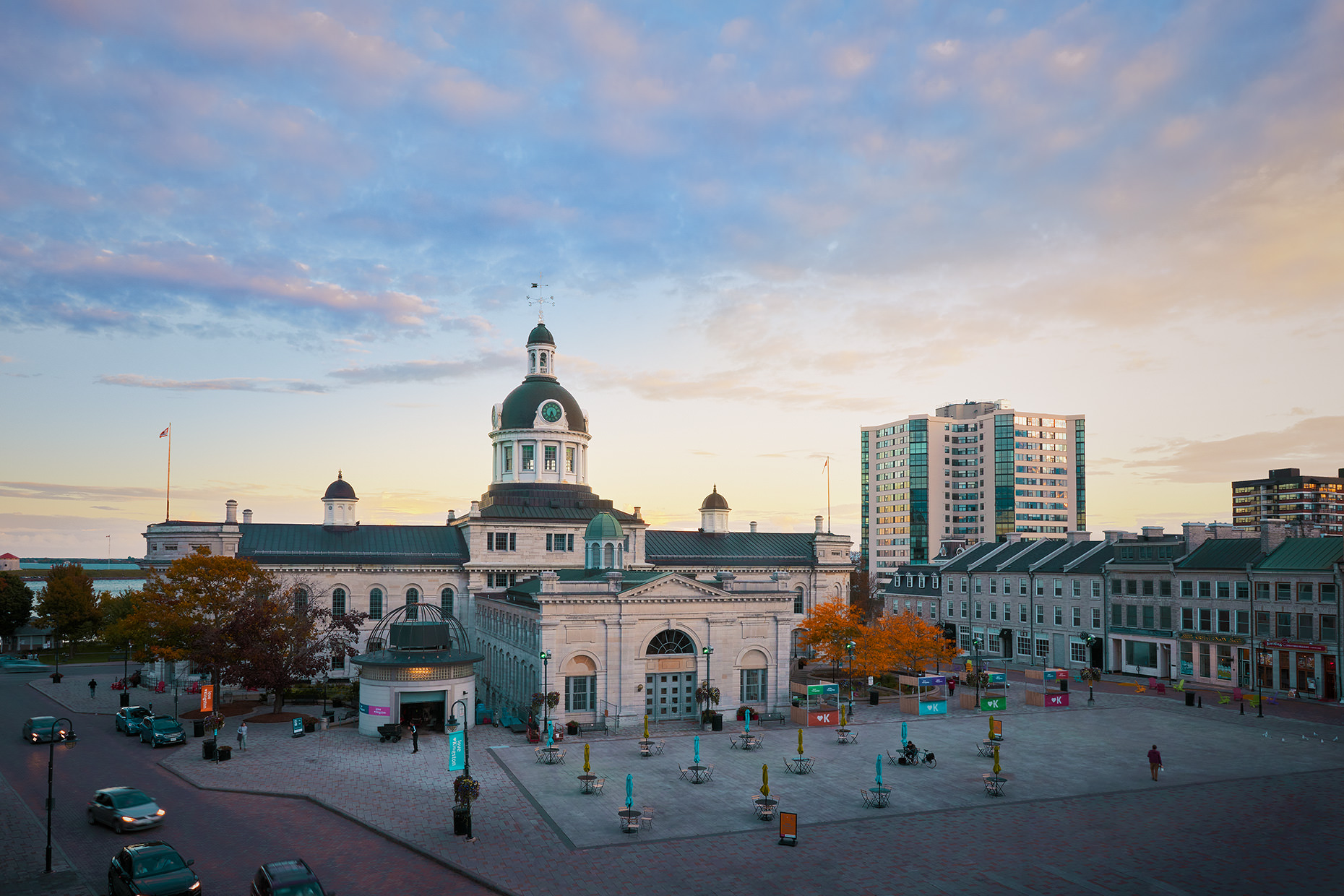 Matthew liteplo took this exterior architecture image of beautiful downtown Kingston Ontario.  As a commercial Photographer, Matthew travels throughout Canada to capture gorgeous images for tourism advertising. 